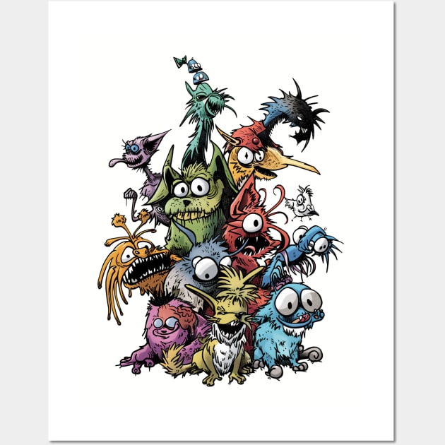 Wacky Weird Pets Wall Art by JunkyDotCom